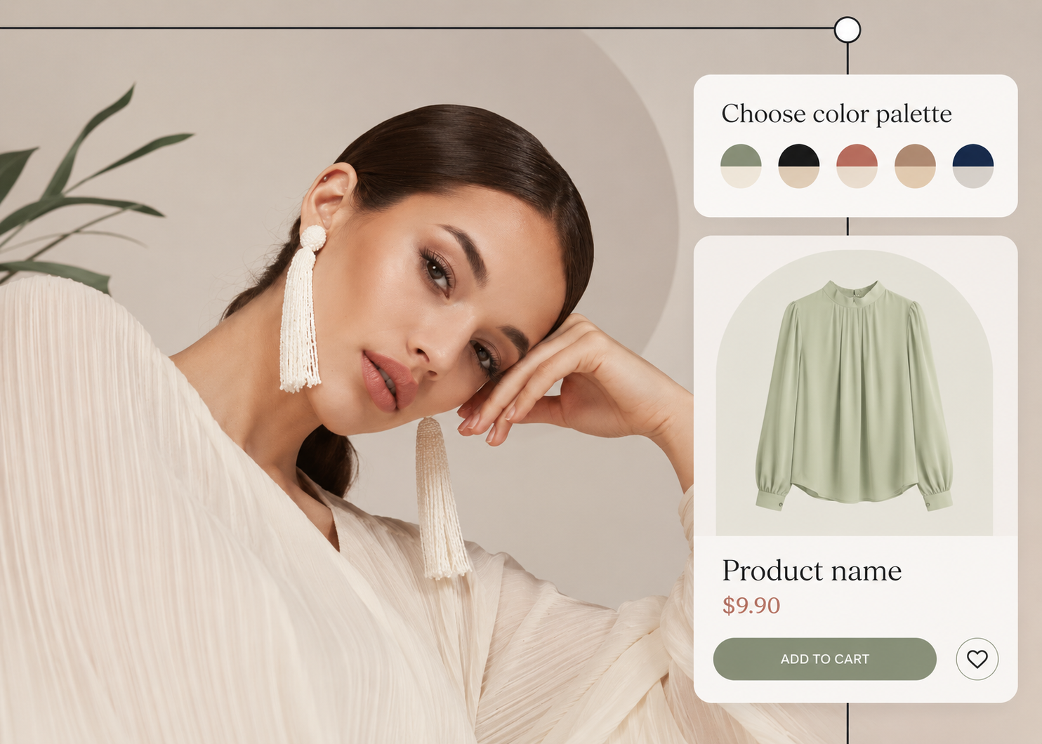 Modern fashion ecommerce website design by Vertexia featuring elegant product showcase, minimalist UI, and responsive online store layout.